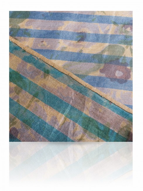 Палантин Женский SN-LAVEND.STRIPE/BLUE